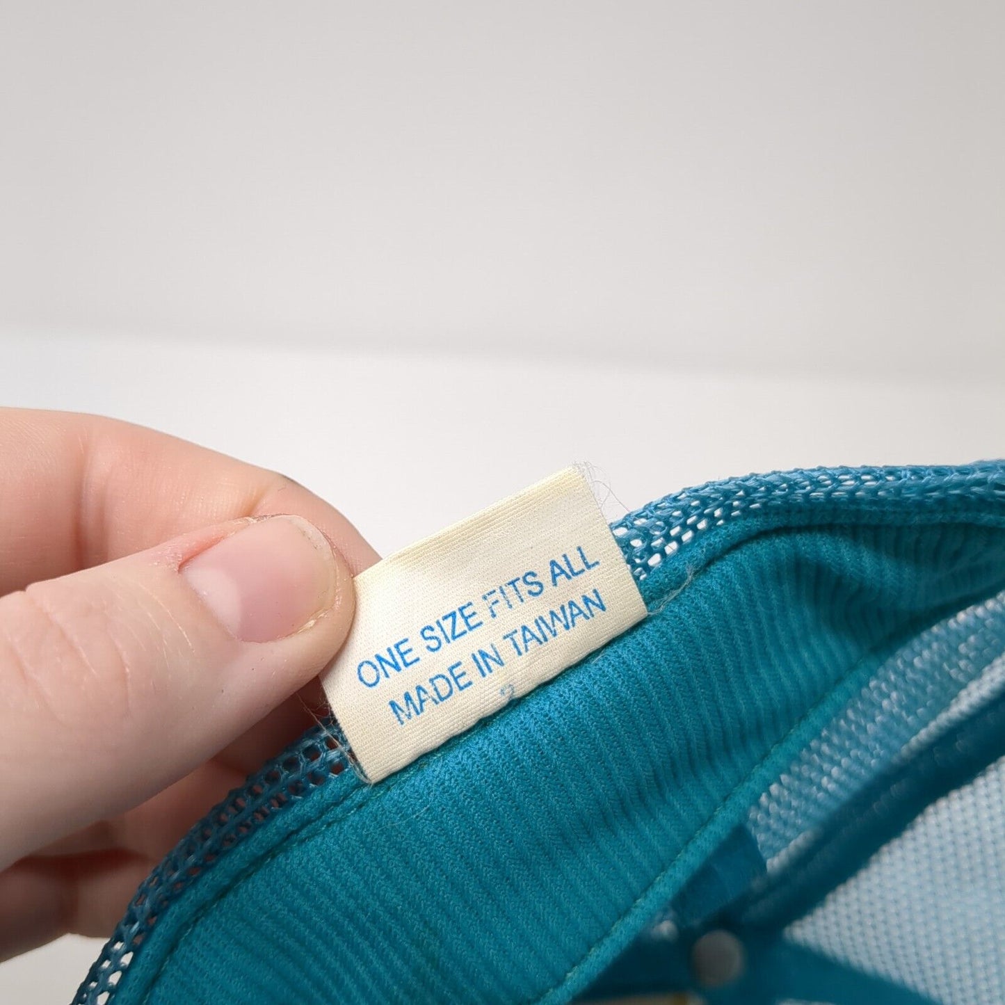 Sector 9 Snapback Rope Trucker Hat Blue One Size Mesh Back Adjustable