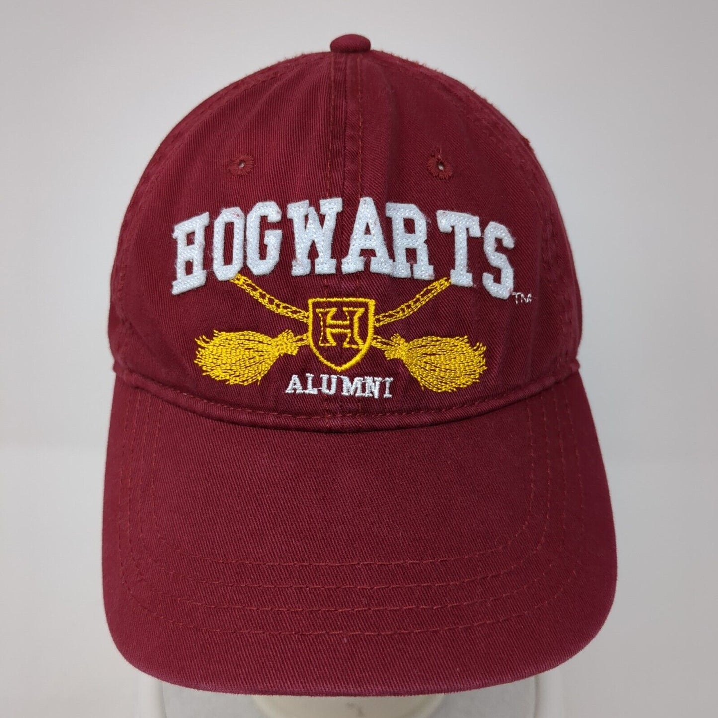 Hogwarts Alumni Slideback Hat Red One Size Adjustable Embroidered Harry Potter