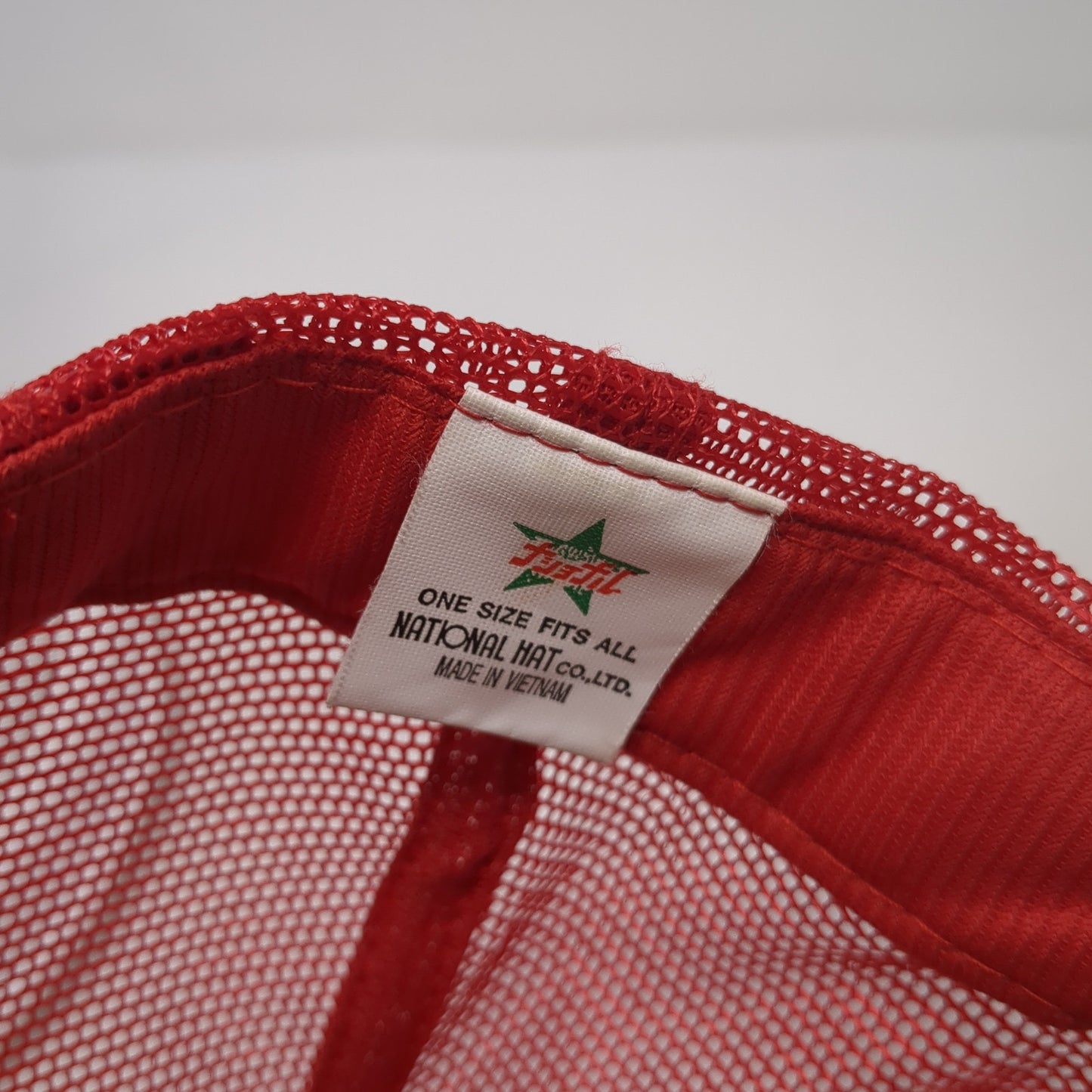 Nissei Injection Molding Machines Snapback Trucker Hat Red One Size Mesh Back