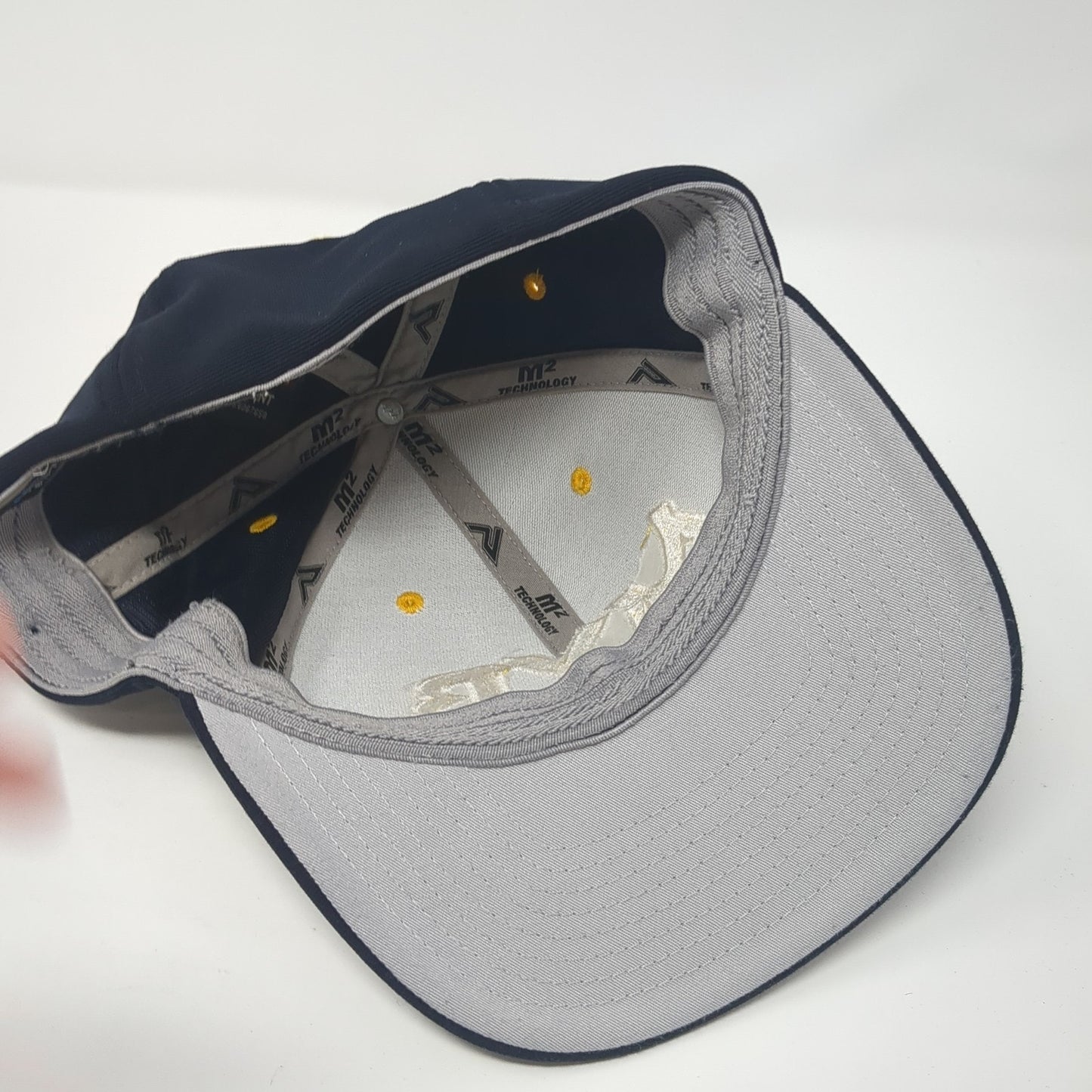 MYB Fitted Baseball Cap Blue 7 3/8 Embroidered 6 Panel 498F Pacific Headwear