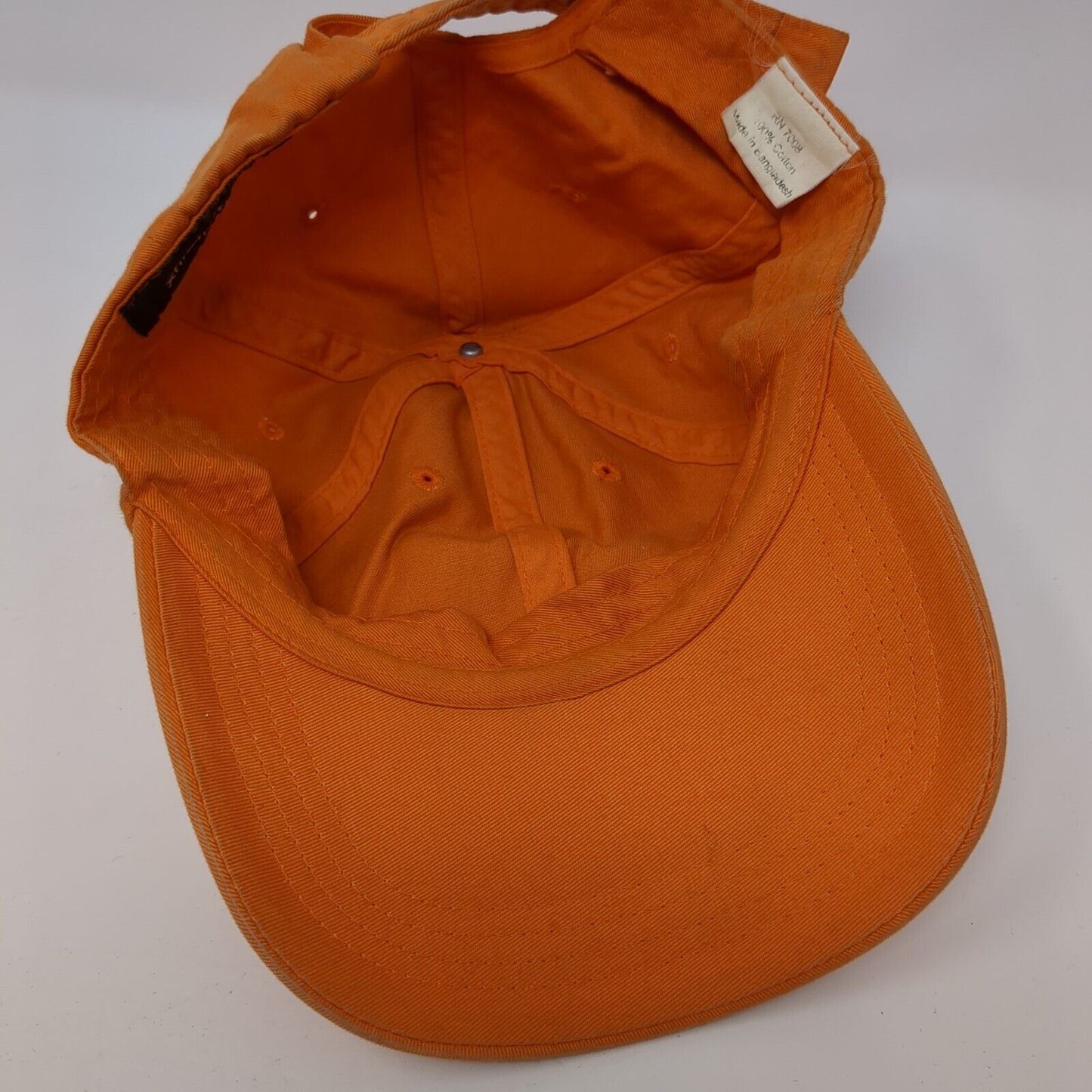Unbranded Slideback Hat Orange One Size Adjustable Blank Solid Outdoor