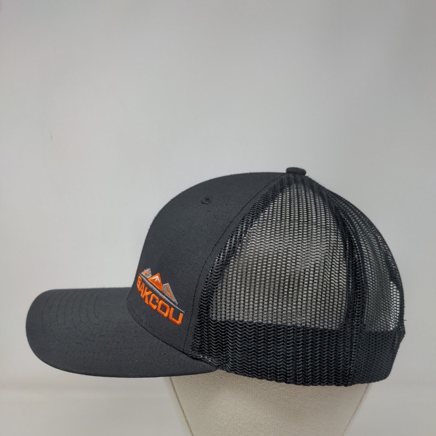 Bakcou Tribe Member Snapback Trucker Hat Black One Size Mesh Back