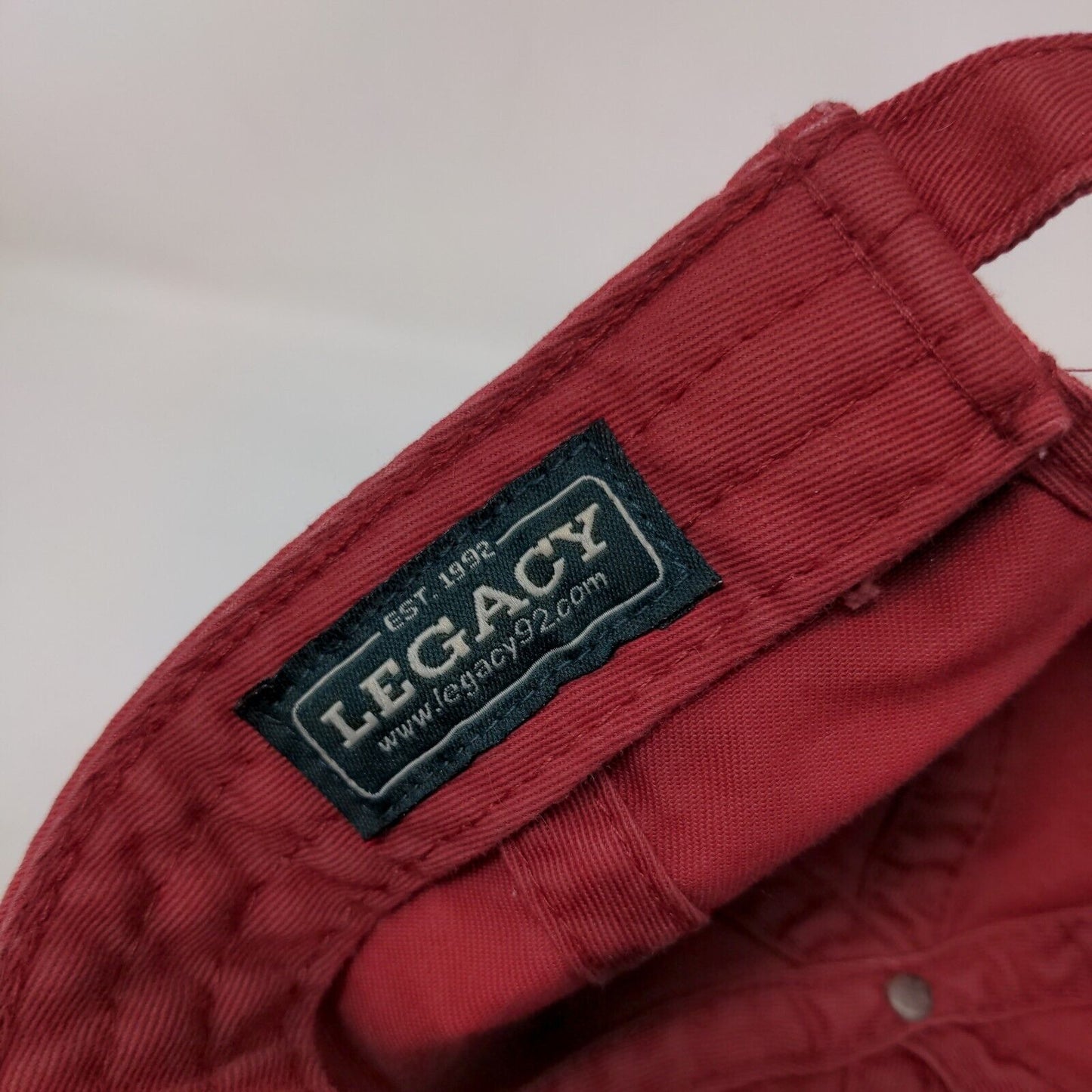 APU Slideback Hat Red One Size Adjustable Embroidered 6 Panel Legacy