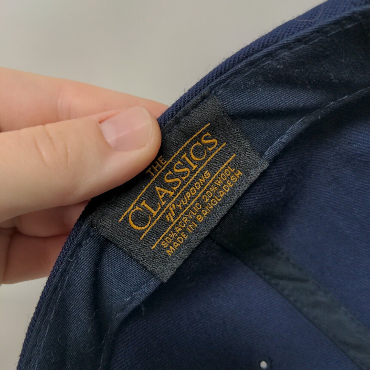 Hero Doughnuts Patch Snapback Hat Blue One Size Adjustable 6 Panel