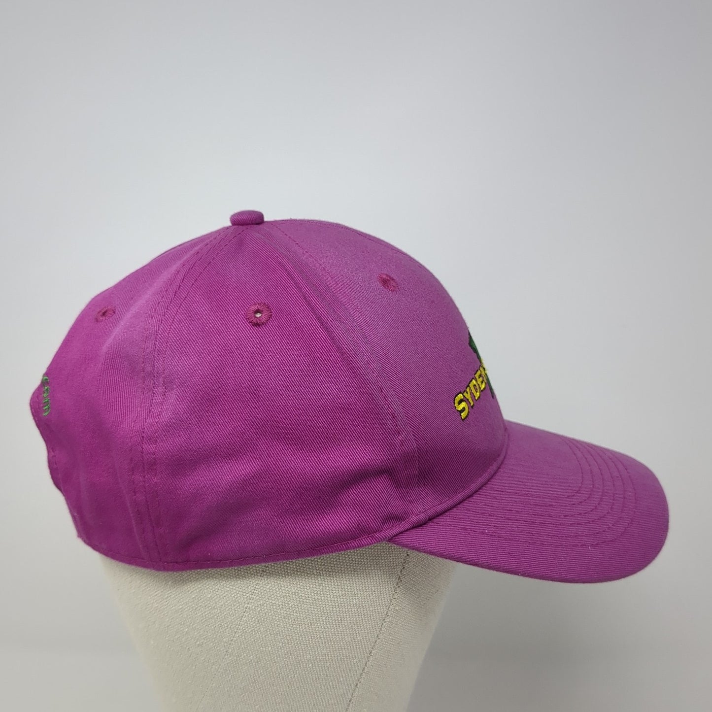 Sydenstricker Snapback Hat Pink One Size Embroidered John Deere 6 Panel