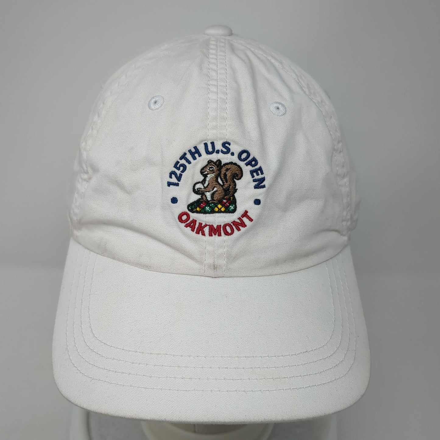 125th U.S. Open Oakmont Strapback Hat White One Size USGA Member Ahead