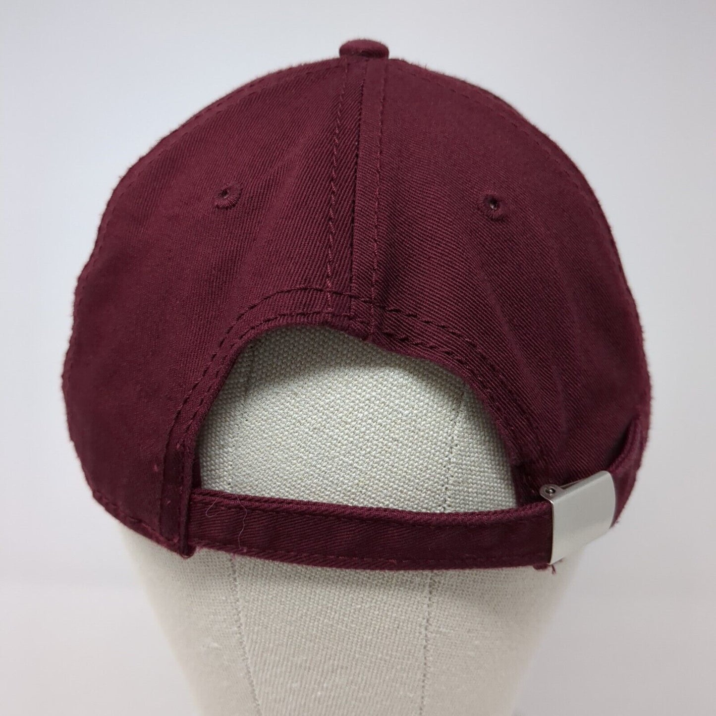 Williams Slideback Hat Red One Size Adjustable Embroidered 6 Panel Otto Cotton