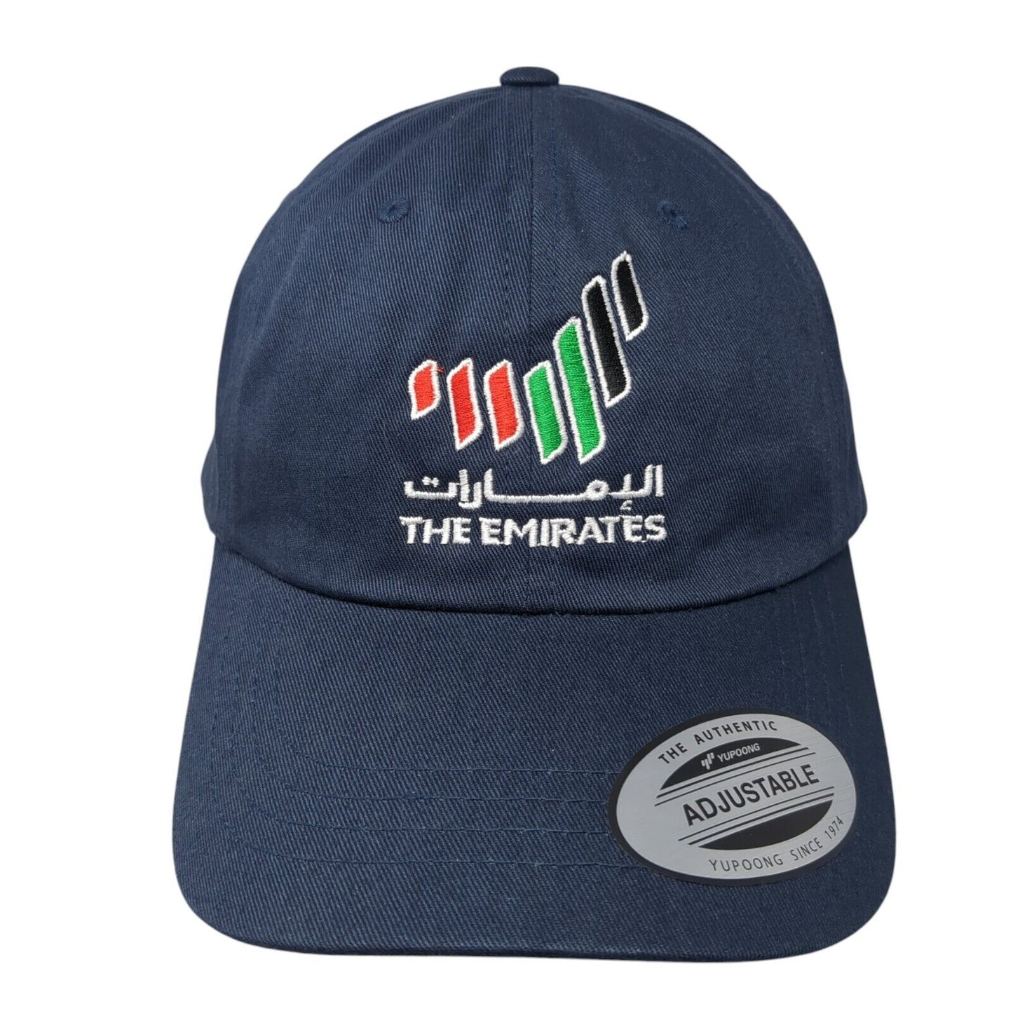 The Emirates Slideback Hat Blue One Size Adjustable Embroidered Yupoong
