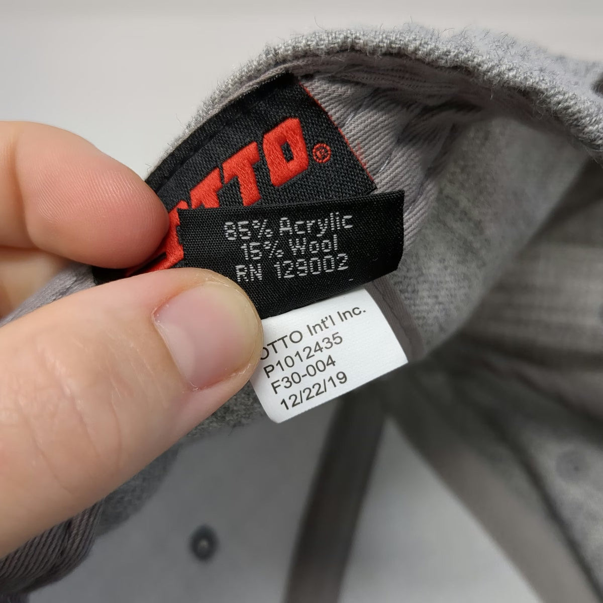 Otto Snapback Hat Gray One Size CleaverBrooks Sales & Service Logo Wool Blend