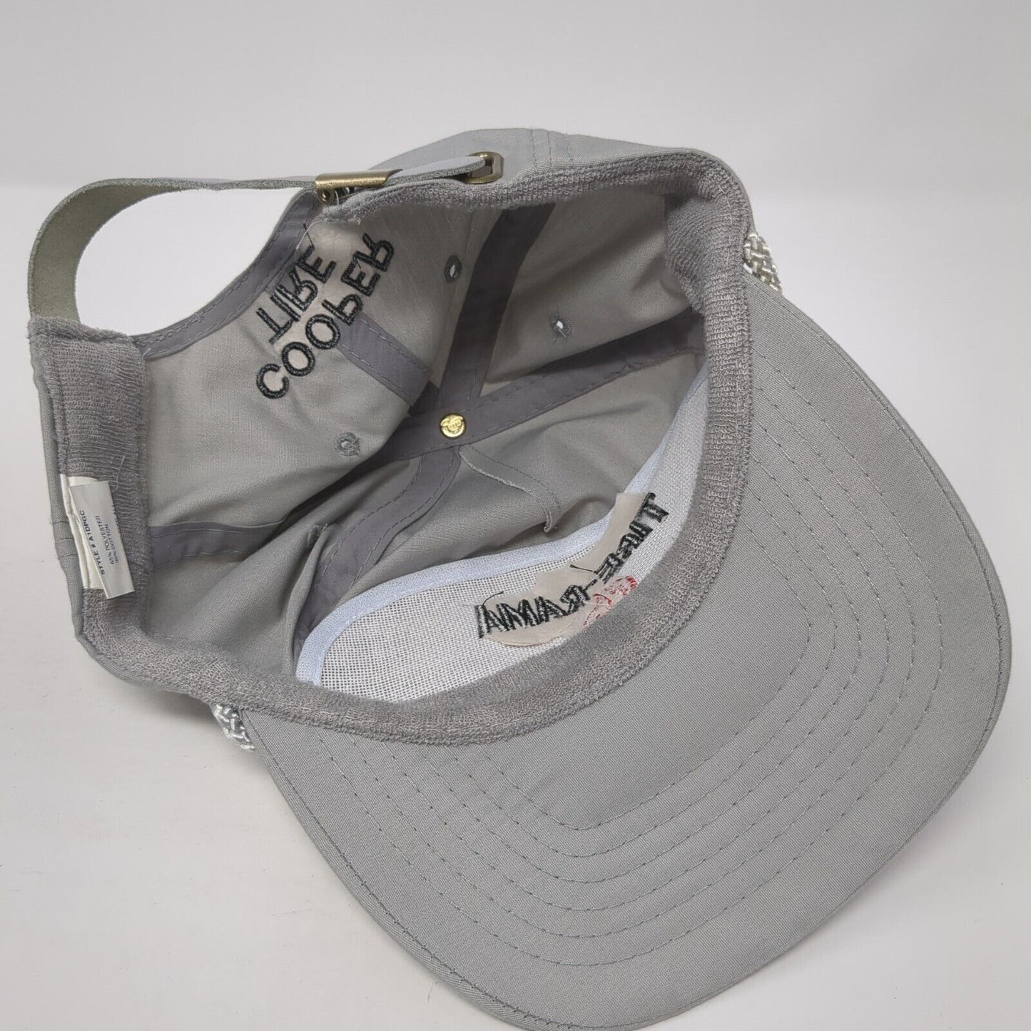 Tire-Rama Slideback Hat Gray One Size Adjustable Embroidered Rope Otto Cap