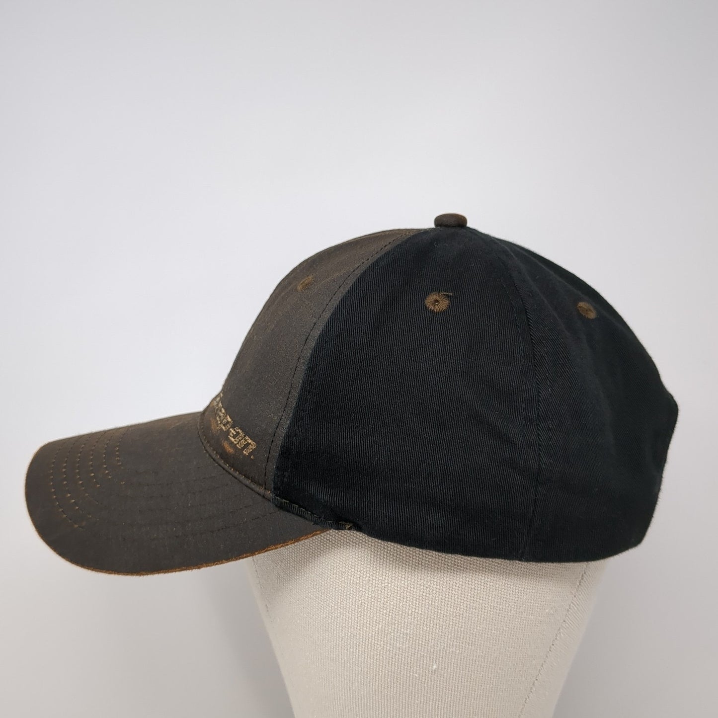 Snap-on Logo Strapback Hat Brown One Size Adjustable Solid K-Products