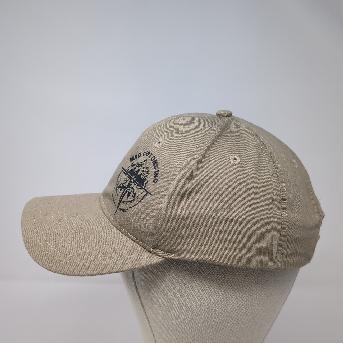 Mad Customs Inc Strapback Baseball Cap Brown One Size Adjustable 6 Panel ATC