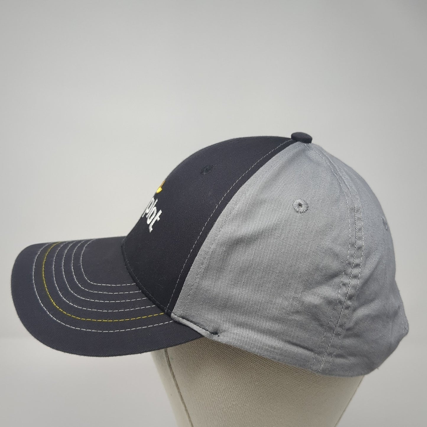Simplot Strapback Baseball Cap Gray One Size Adjustable Embroidered K-Products