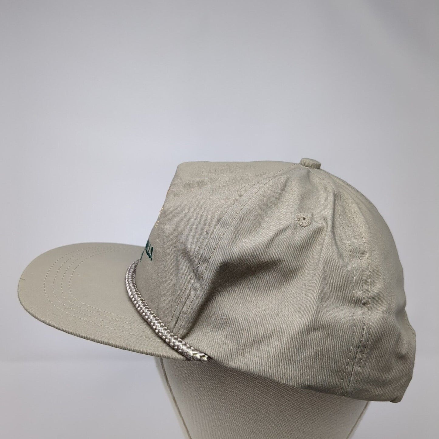 General Mills Inc. Slideback Rope Hat Tan One Size Solid Leather Strap