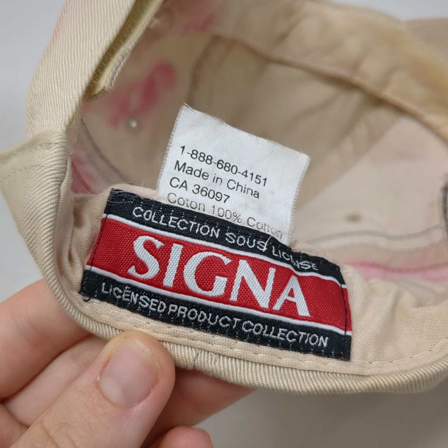 Signa Baseball Cap Beige One Size Grand Prix Air Canada Montreal Racing Hat