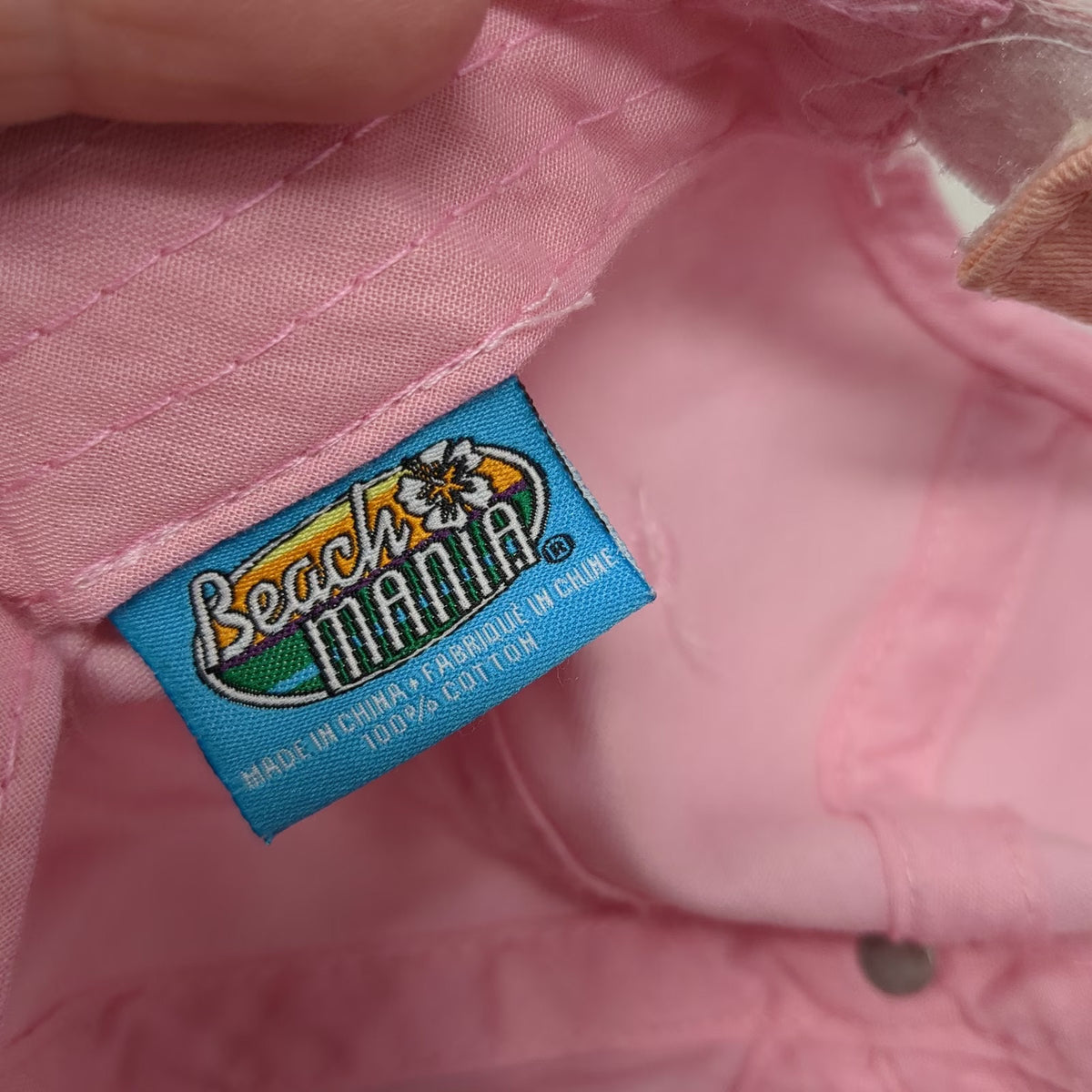 Beach Mania Army Cap Pink One Size Cape Cod Anchor Massachusetts Strapback Hat