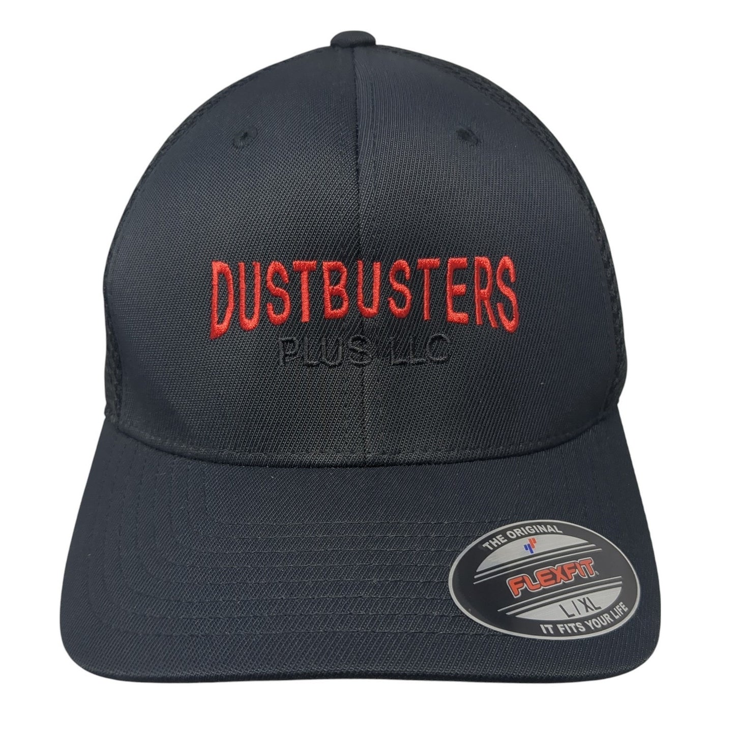 Dustbusters Plus LLC Fitted Baseball Cap Black XL Embroidered Flexfit Yupoong