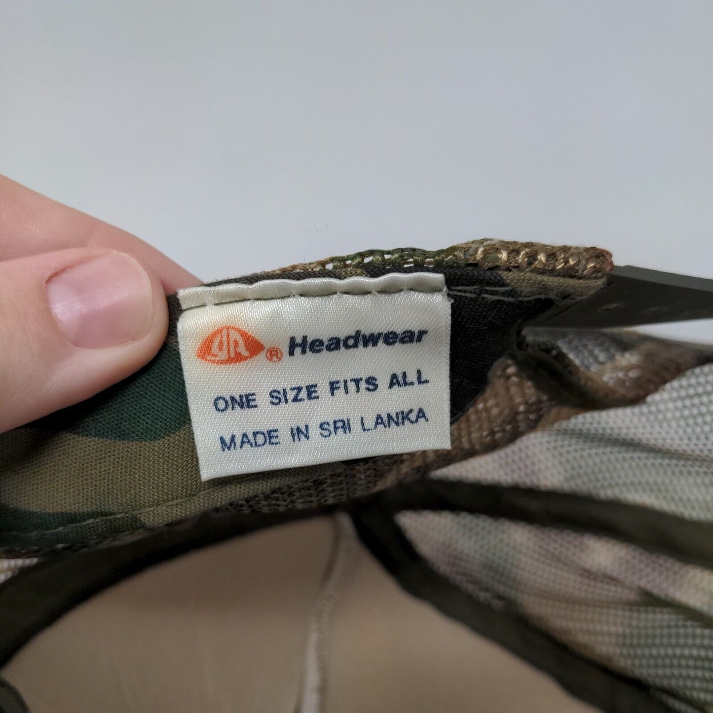 Woody's Bar BQ Snapback Trucker Hat Camouflage OSFA Adjustable Mesh Back