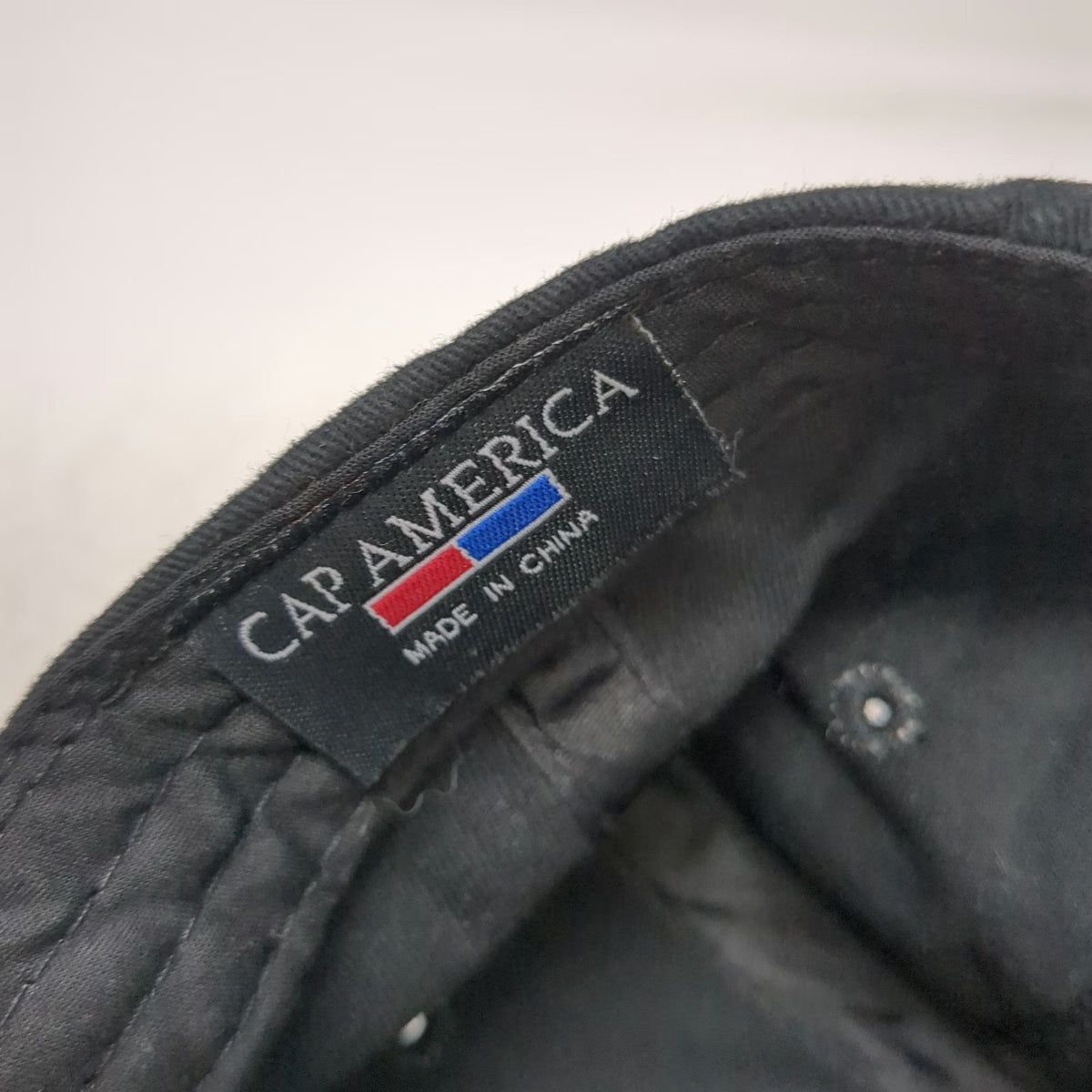 Cap America 360 Vodka Baseball Cap Black One Size Embroidered Logo Strapback Hat