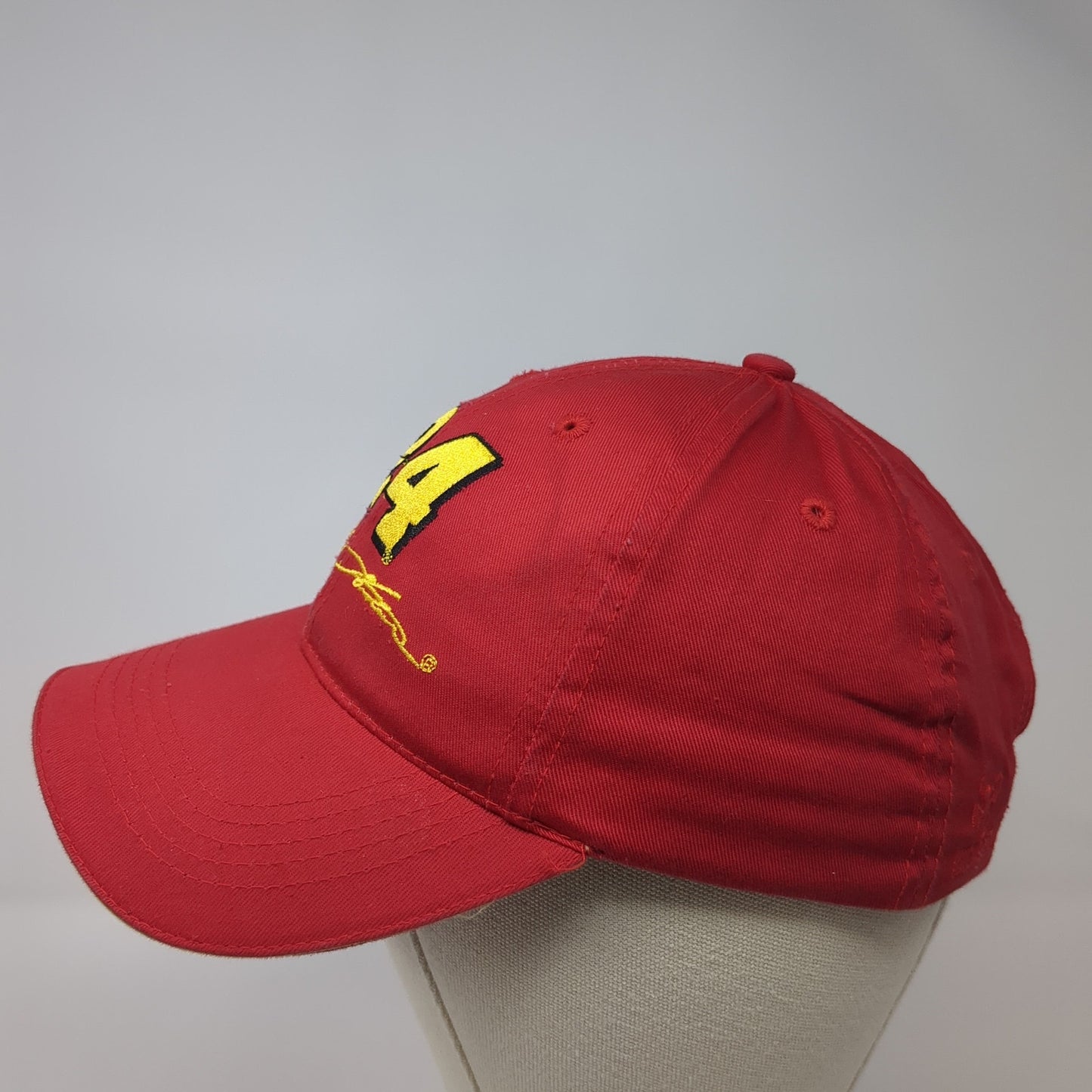 24 Jeff Gordon Strapback Hat Red One Size Adjustable Embroidered Chase