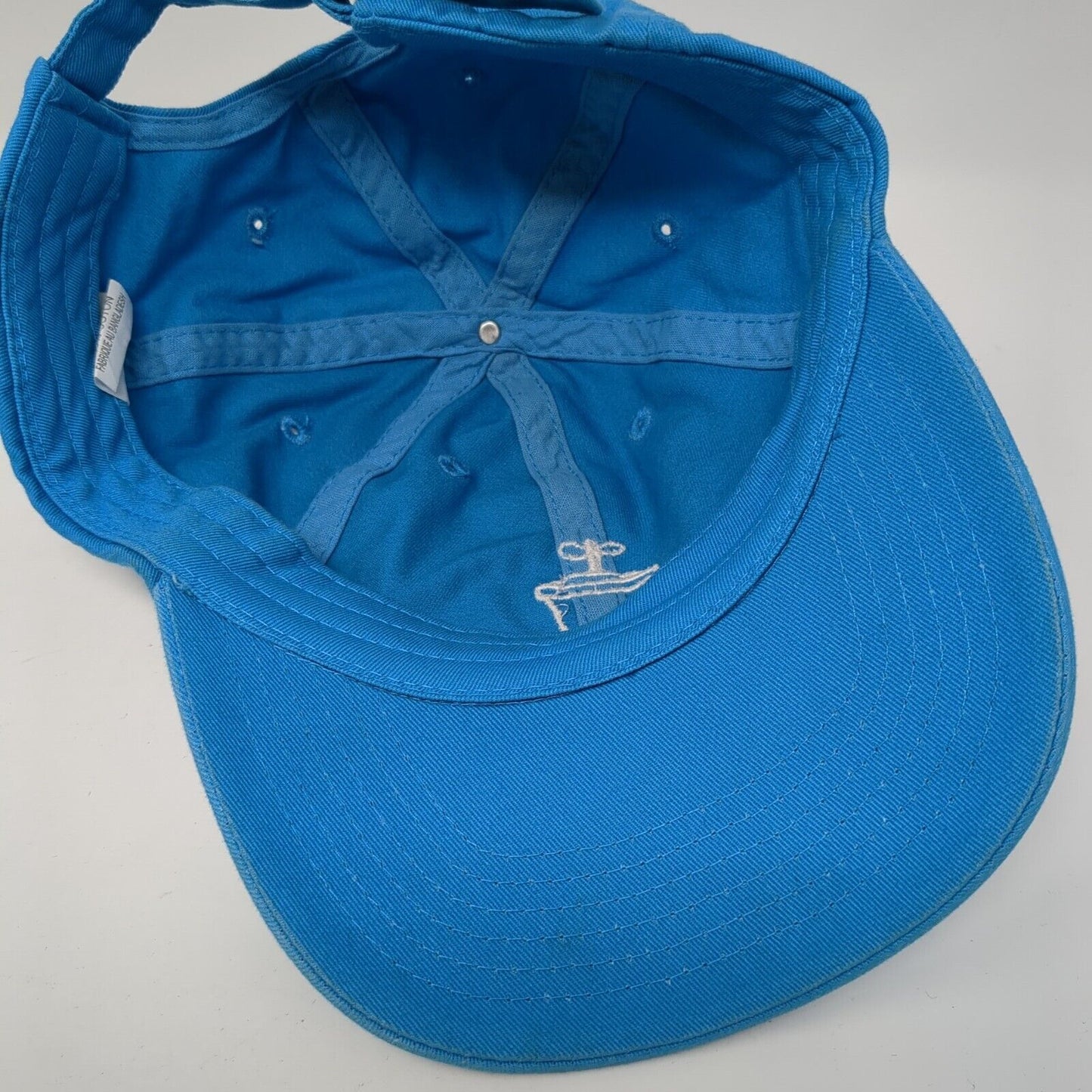 Cathedral Kids Slideback Hat Blue One Size Adjustable Embroidered Cotton