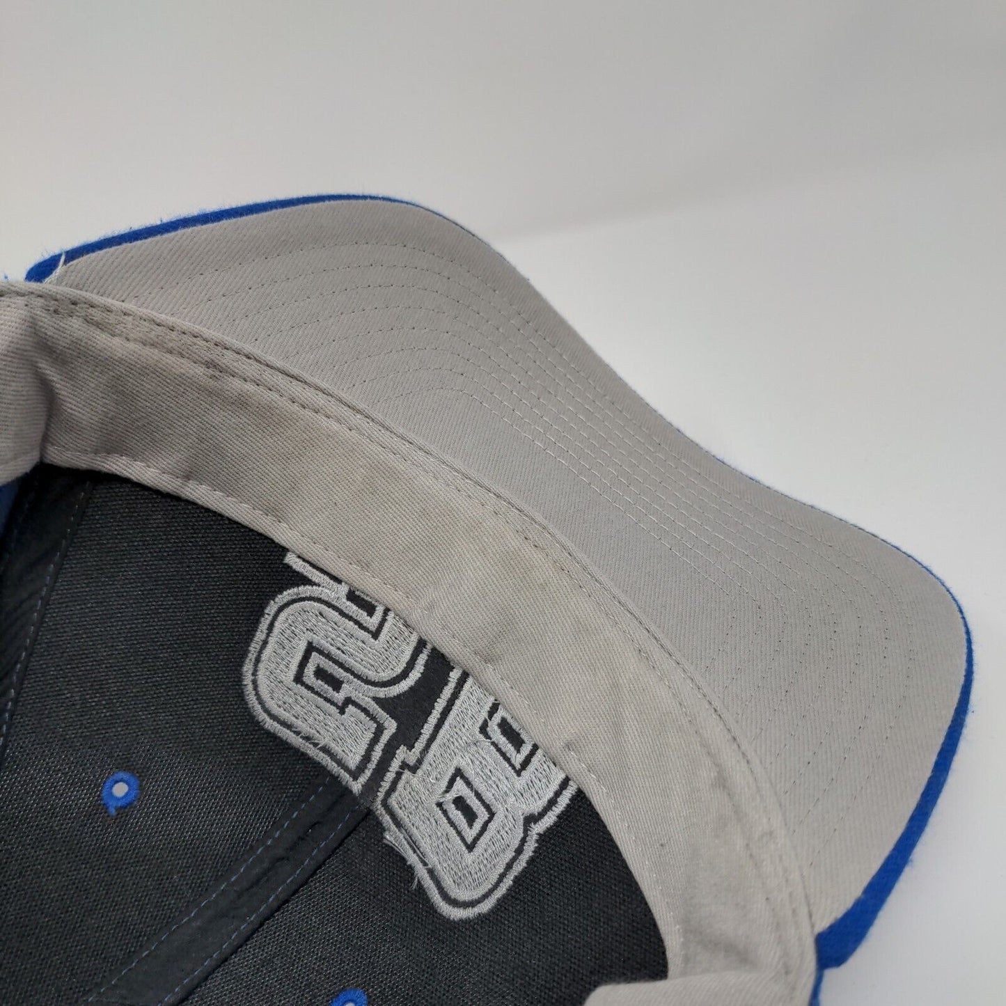 SB Strapback Hat Blue Medium-Large Embroidered Letters Richardson