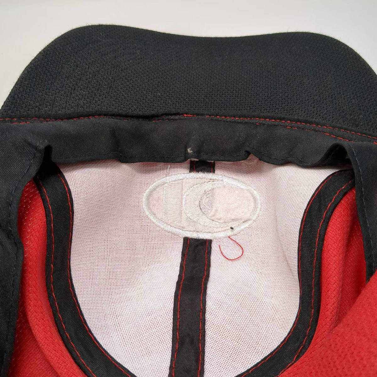KYMCO Baseball Cap Red One Size Sandwich Brim Slideback Hat Textured Performance