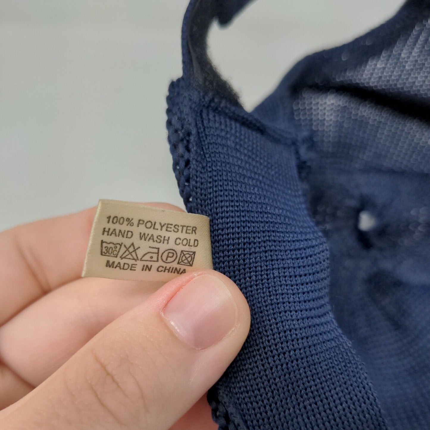 High Fashion Women's Strapback Hat Knit Style Blue Adjustable