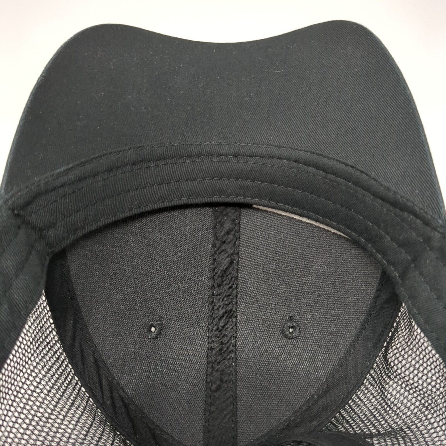 Valvoline Snapback Trucker Hat Black One Size Mesh Back Adjustable