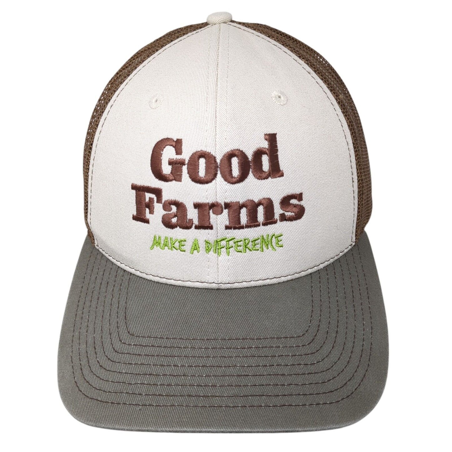 Good Farms Make A Difference Trucker Hat Multi One Size Outdoor Cap