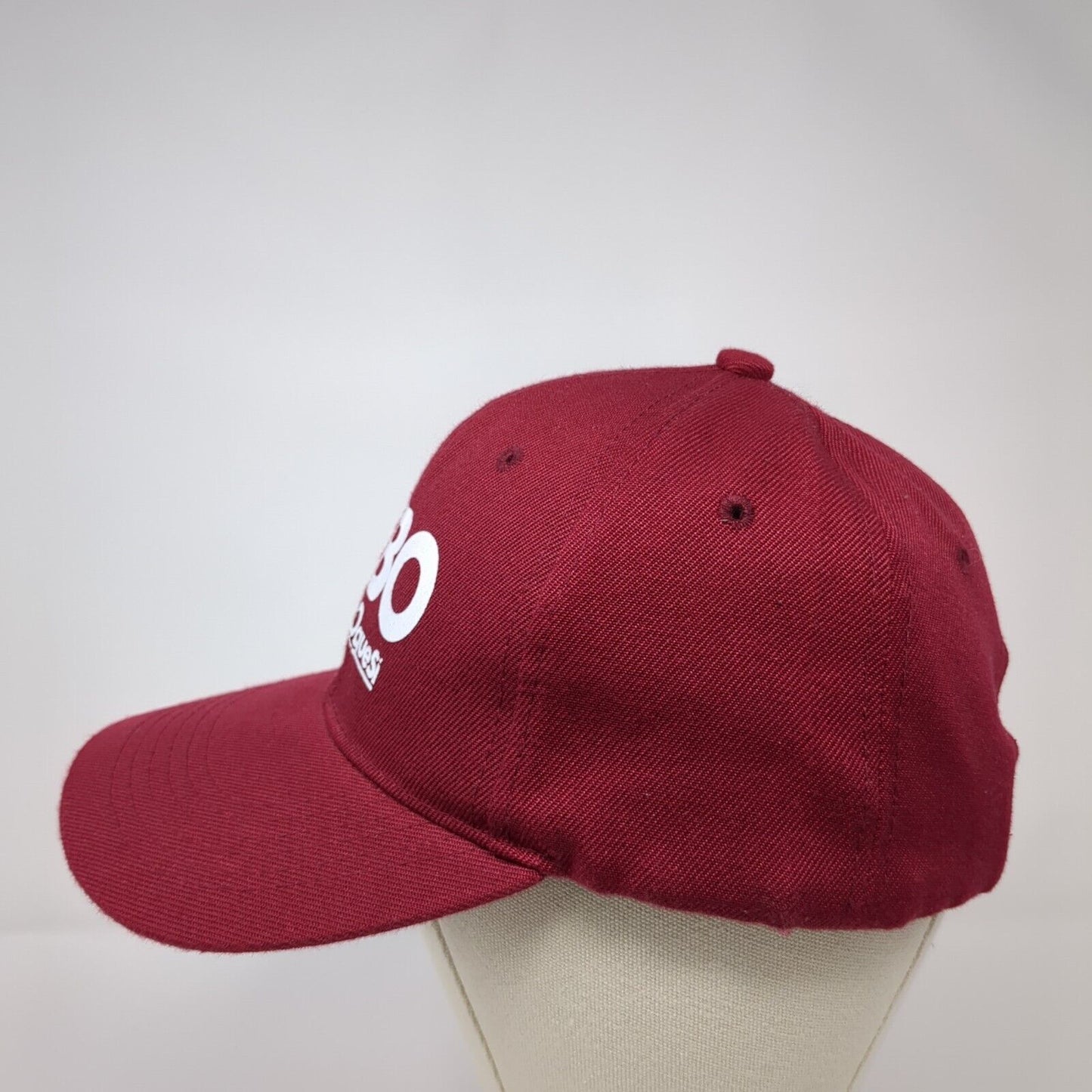 Bebo #aBEBOquesi Strapback Hat Red One Size Adjustable 6 Panel Polyester
