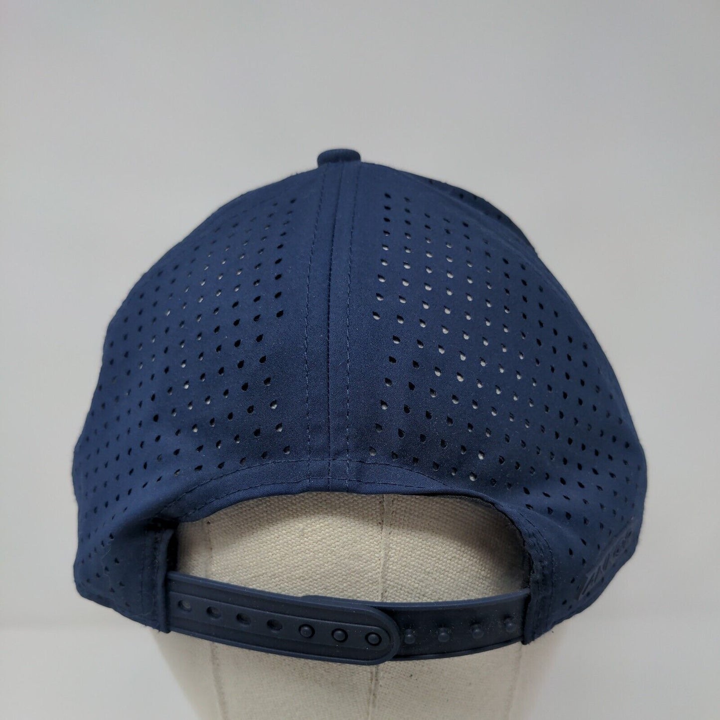 Ankor Snapback Hat Blue One Size Adjustable Breathable 6 Panel Blank