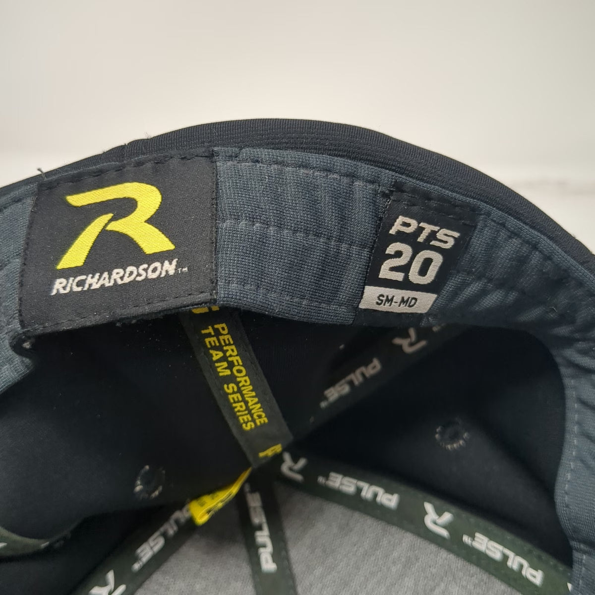 Richardson Baseball Cap Black M Ridgevue Performance Flexfit Star Logo Team Hat