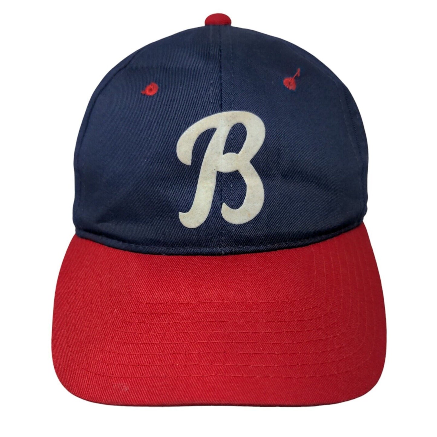 B Initial Snapback Hat Multicolor One Size Adjustable 6 Panel Outdoor Cap