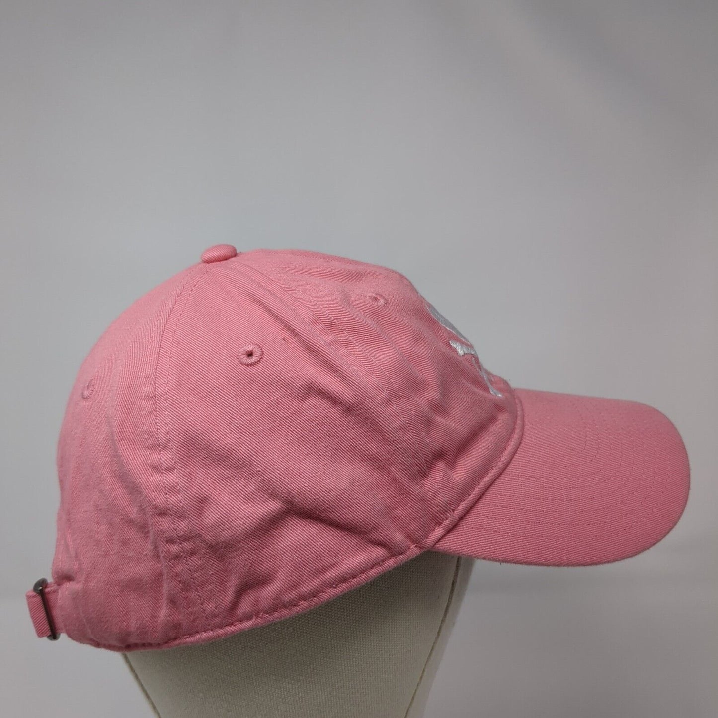 Cleveland Slideback Hat Pink One Size Adjustable Embroidered 6 Panel Cotton