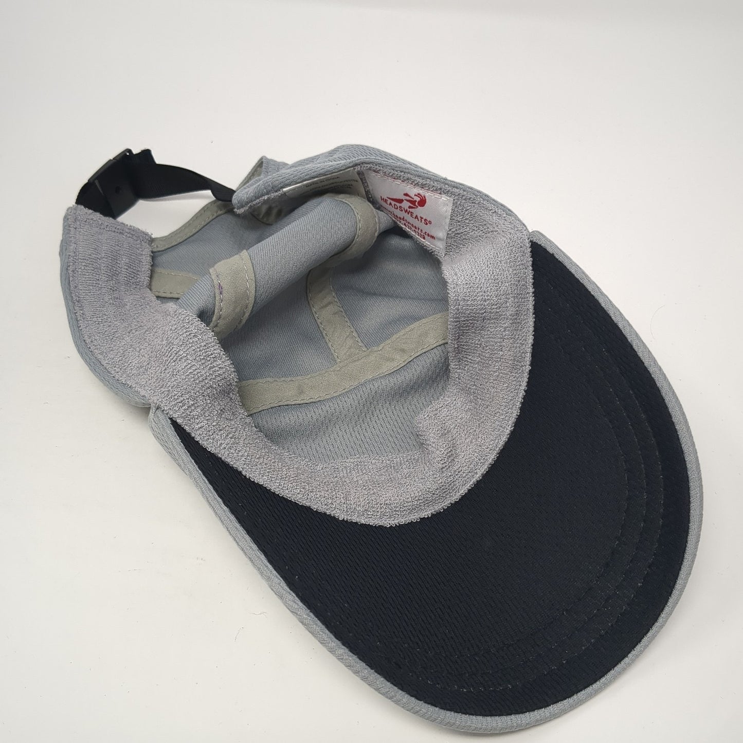 Headsweats Strapback 5 Panel Hat Gray One Size Adjustable Outdoor Blank