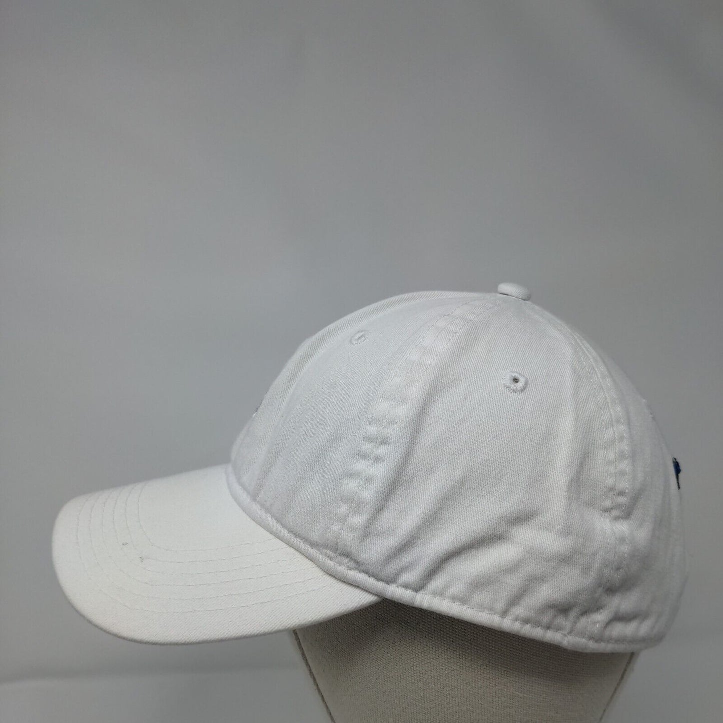 Champion Slideback Hat White OSFA Adjustable Embroidered C Logo