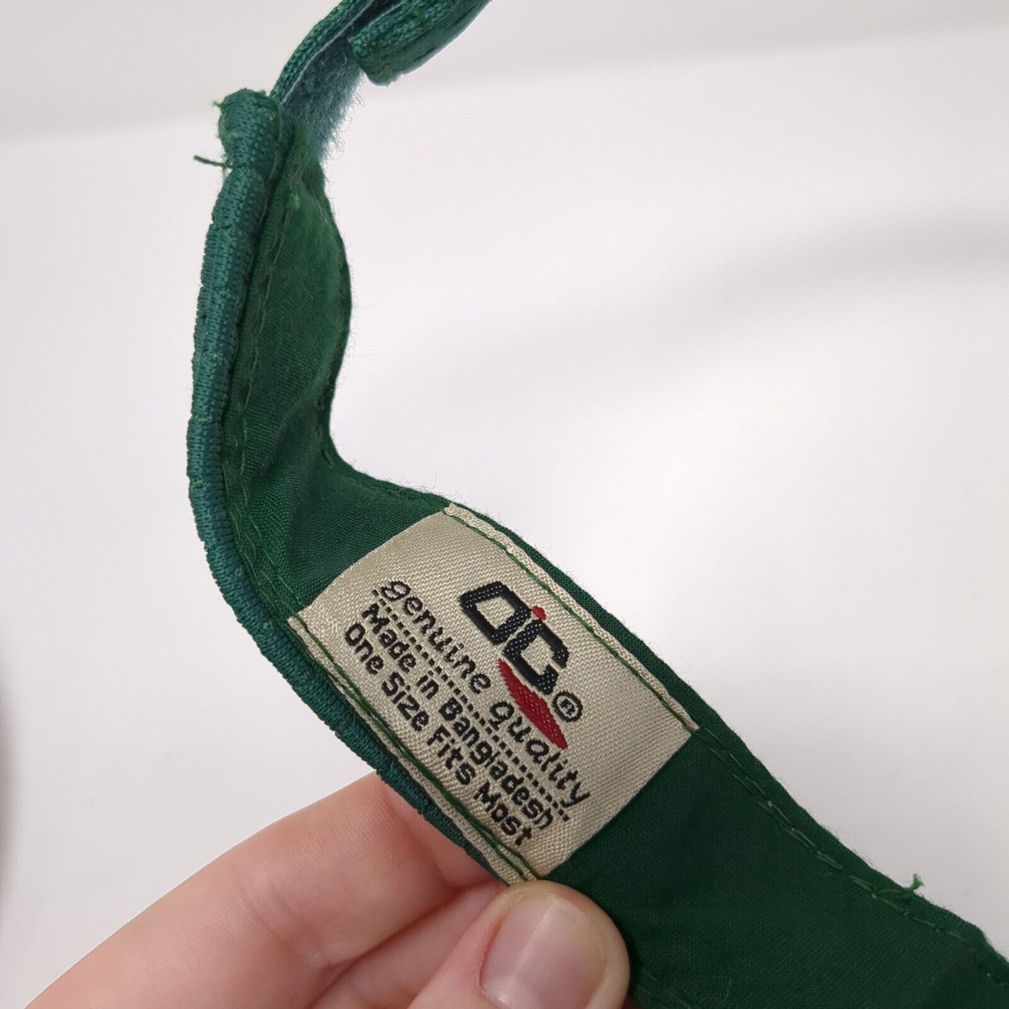 Spartans Strapback Sun Visor Hat Green One Size Adjustable Embroidered OC