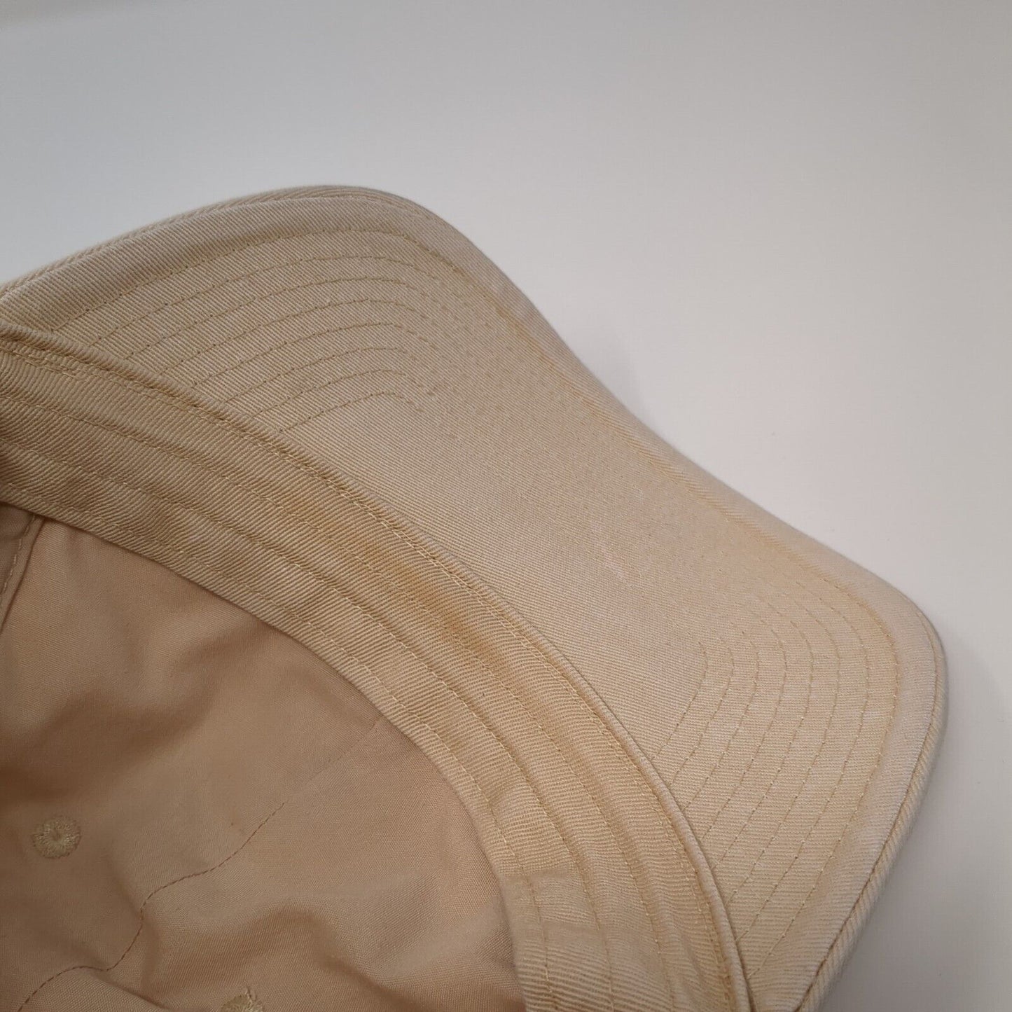 Nike Slideback Hat Tan One Size Adjustable Embroidered Heritage86 Swoosh Cotton