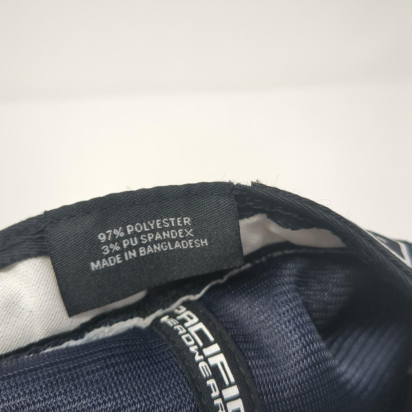 TF Fitted Baseball Cap Blue 7 3/8 Lightweight Embroidered Pacific Headwear