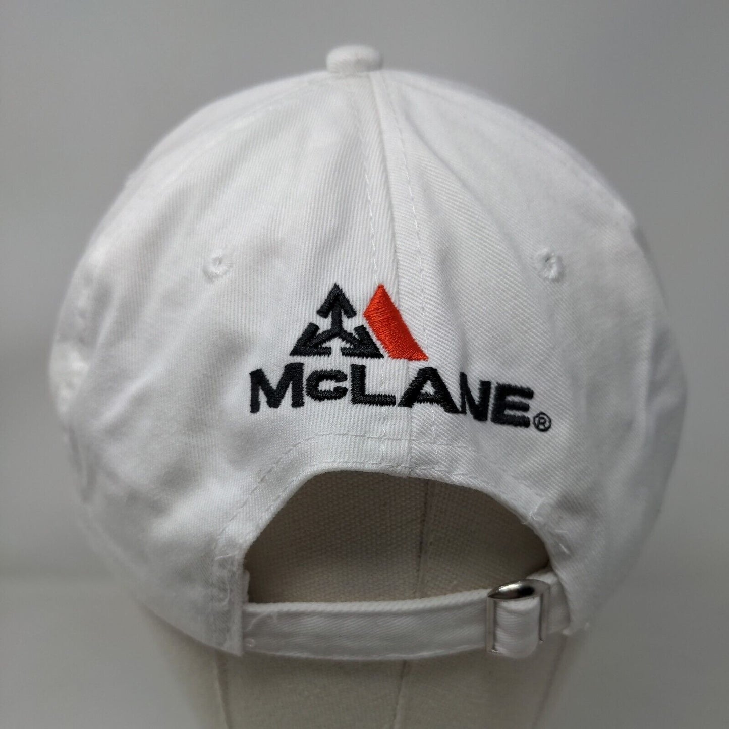 All 4 One McLane Slideback Hat White One Size Embroidered Adjustable