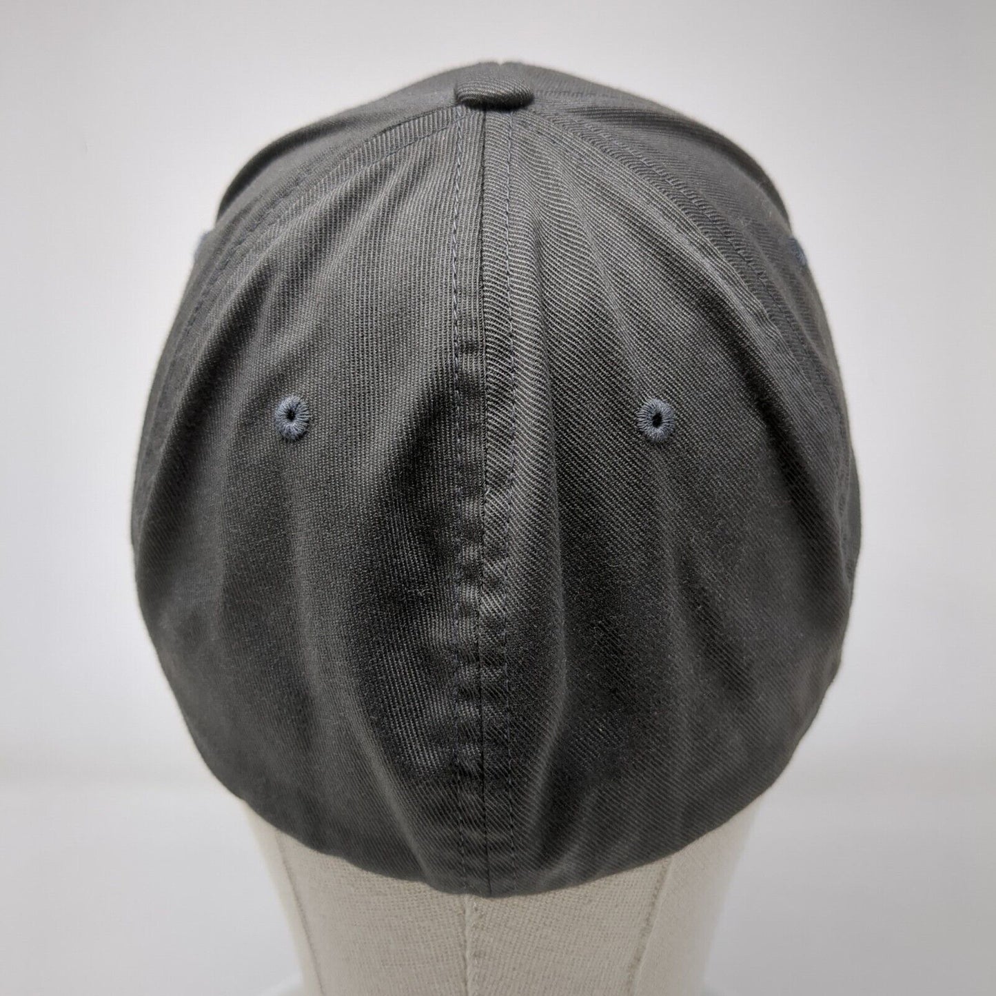 Aubree Wartman Racing Fitted Hat Gray L/XL Flexfit Embroidered Port Authority
