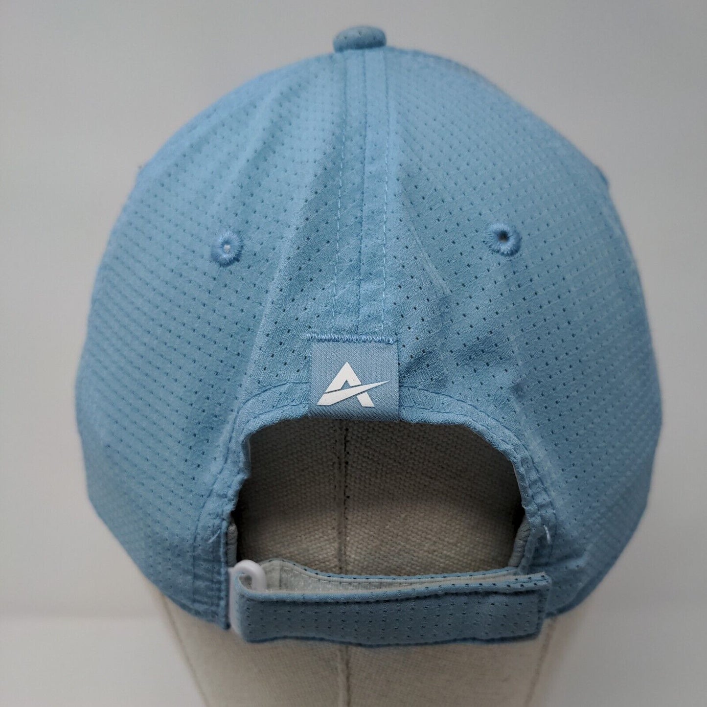 Arctic Cool Strapback Hat Blue OSFM Adjustable Solid 6 Panel Vent Holes