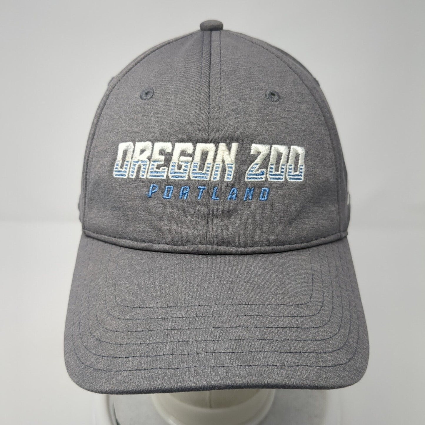 Oregon Zoo Portland Slideback Hat Gray One Size Embroidered Under Armour