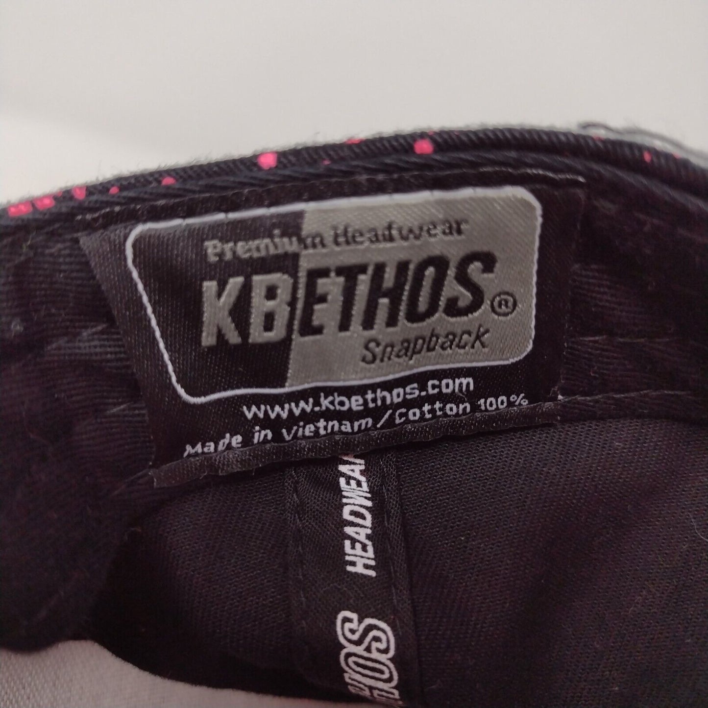 New York Snapback Hat Multi OSFA Embroidered Paint Splatter KB ETHOS