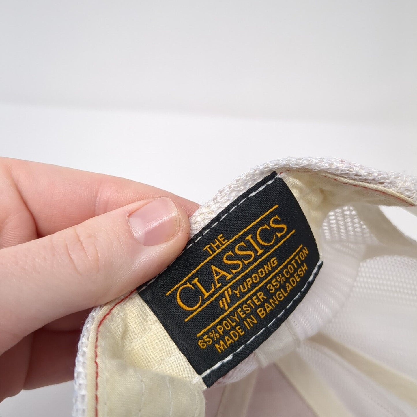 The Classics Yupoong Snapback Mesh Back Trucker Hat Red One Size BD Logo