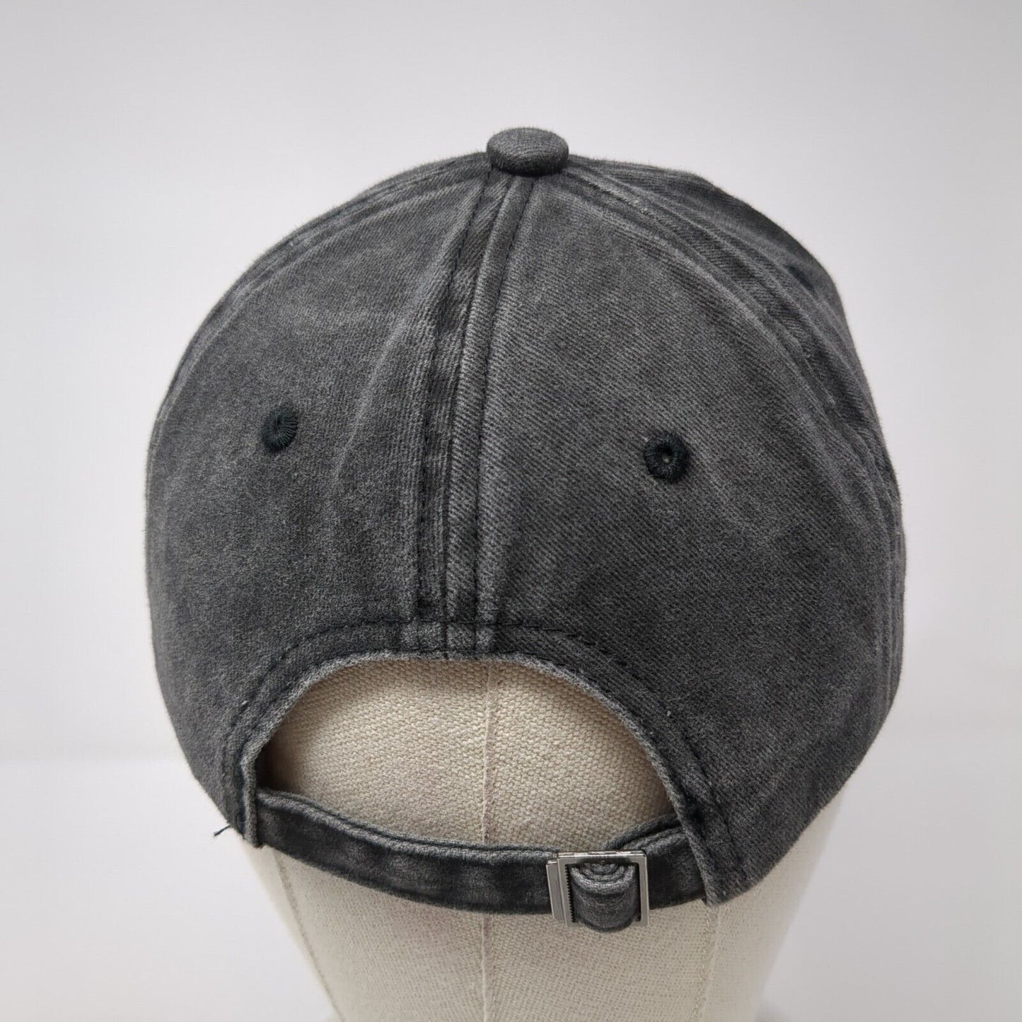 Mama Slideback Hat Gray One Size Adjustable Embroidered Solid Lichfamy