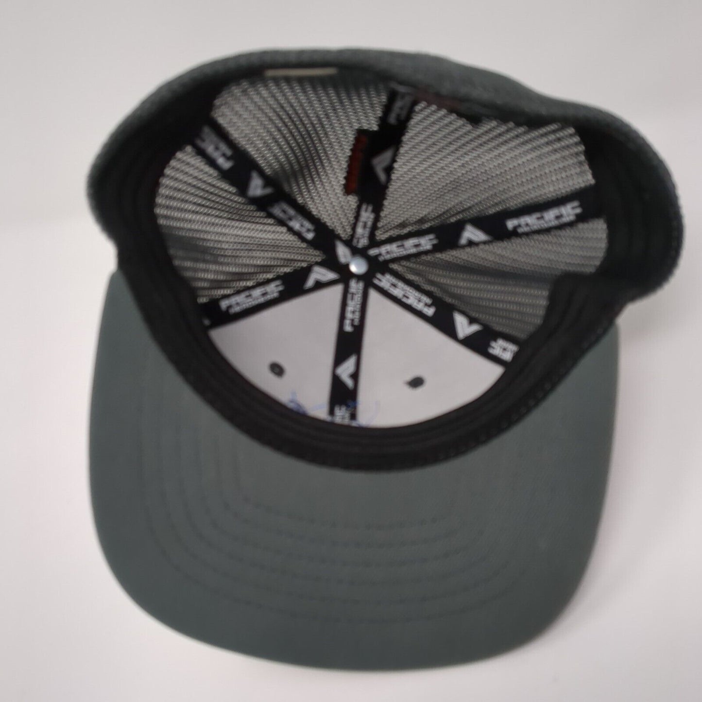 Boise N Youth Fitted Trucker Hat Gray 6 3/8-6 7/8 Mesh Back Pacific Headwear