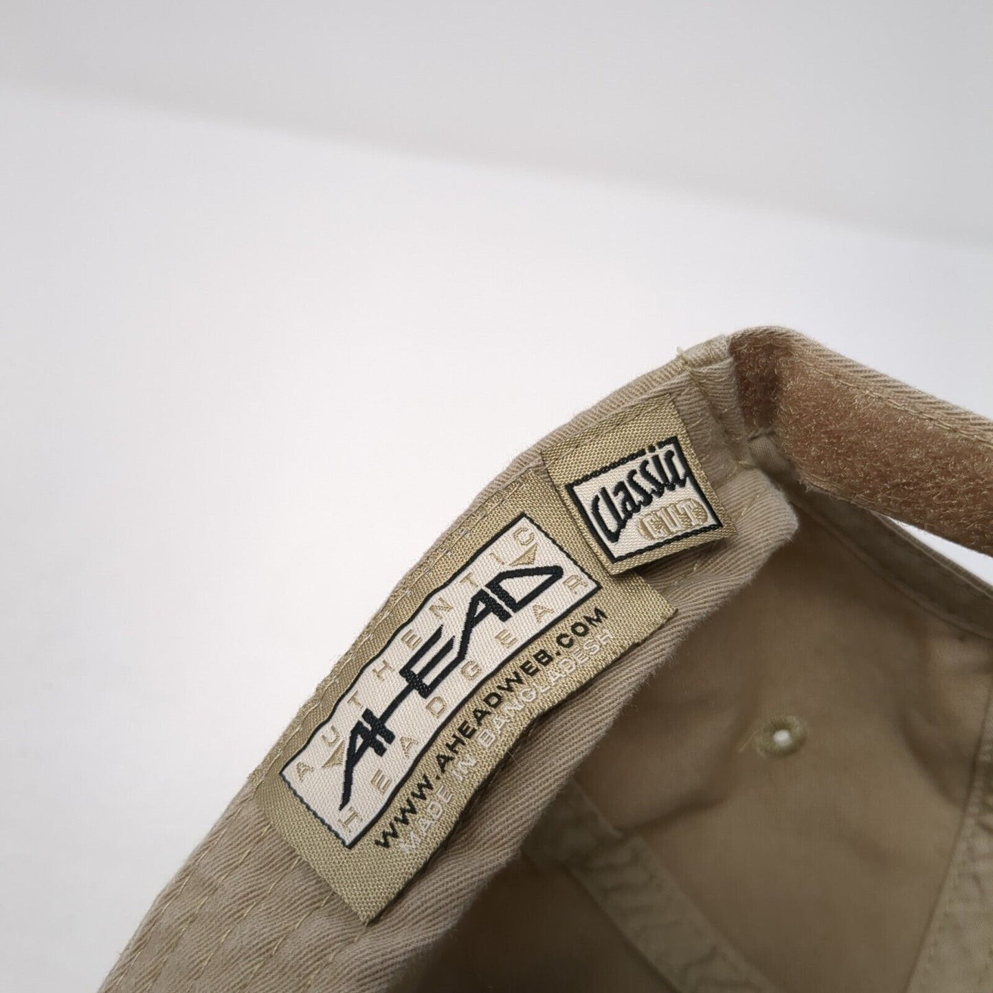 Yellowstone Strapback Hat Tan One Size Adjustable Classic Cut Embroidered Ahead