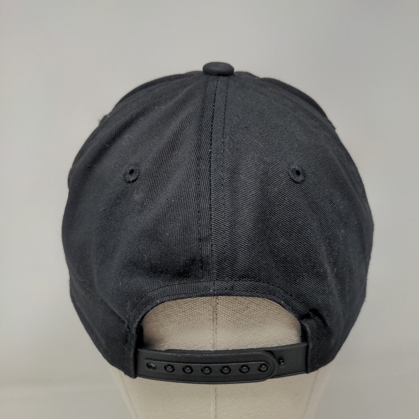 Batman 80 Years Snapback Hat Black One Size Adjustable Vent Holes